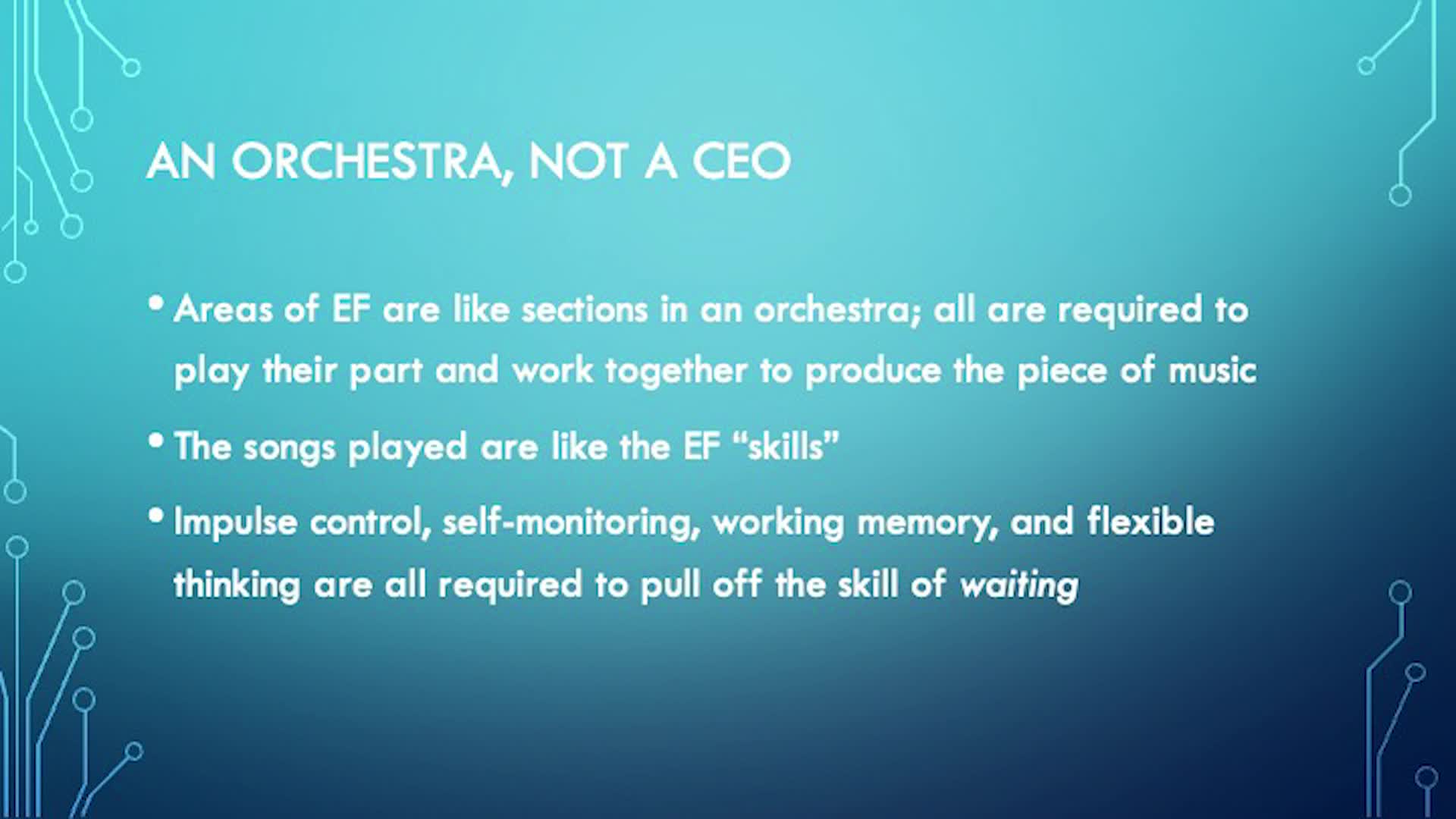 Hudson Community First Executive Function